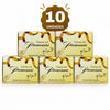 Kit com 10 Uni. de Caixinhas de Promessas Amarelo com Mini Versículos Diários Para Lembranças Linguagem & e Presentes ARC