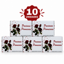 Kit com 10 Uni. de Caixinhas de Promessas Rosa com Mini Versículos Diários Para Lembranças Linguagem & e Presentes ARC