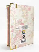 Bíblia Sagrada Letra Hipergigante PPM Capa Dura Círculo Floral Rosa Feminina Com Elástico Harpa ARC