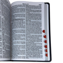 Bíblia 365 Dias Azul Letra Hipergigante Capa Dura Com Harpa e Índice Masculina Arc