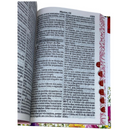 Bíblia 365 Dias Flores Letra Hipergigante Capa Dura Com Harpa e Índice Feminina Arc