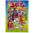 Livro 365 Historinhas Bíblicas Capa Flexível Masculina e Feminino Infantil Com QR Code