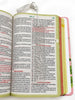 Marcador de Página Cristo Transparente Acrílico Espelhado Luxo Para Bíblia e Livros