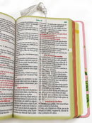 Marcador de Página Cristo Transparente Acrílico Espelhado Luxo Para Bíblia e Livros