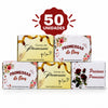 Kit com 50 Uni. de Caixinhas de Promessas com Mini Versículos Diários Para Lembranças Linguagem & e Presentes ARC