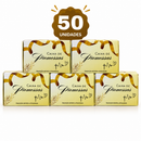 Kit com 50 Uni. de Caixinhas de Promessas Amarelo com Mini Versículos Diários Para Lembranças Linguagem & e Presentes ARC