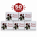 Kit com 50 Uni. de Caixinhas de Promessas Rosa com Mini Versículos Diários Para Lembranças Linguagem & e Presentes ARC