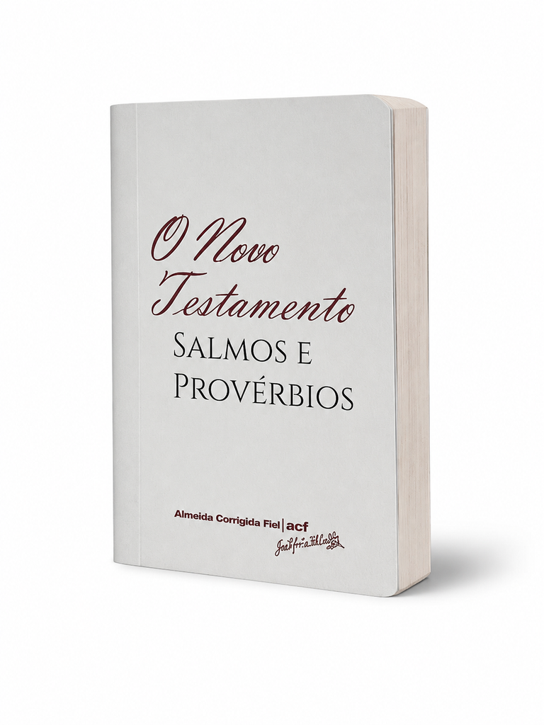 Mini Bíblia de Bolso O Novo Testamento – Salmos e Provérbios - Almeida Corrigida Fiel