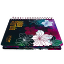 Bíblia Anote Com Espiral Feminina Nvi Para Anotações - Floral Magenta CPP