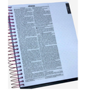 Bíblia Anote Com Espiral Feminina Nvi Para Anotações - Floral Magenta CPP