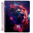 Bíblia Leão Nebulosa Letra Normal Capa Dura Com Espiral e Espaço Anotações Masculina e Feminina Nvi