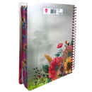 Bíblia Flores e Borboletas Letra Normal Capa Dura Com Espiral e Espaço Anotações Feminina Nvi