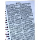 Bíblia Flores e Borboletas Letra Normal Capa Dura Com Espiral e Espaço Anotações Feminina Nvi