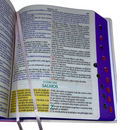 Bíblia Sagrada Letra Jumbo Capa Dura Com Harpa ARC Arranjo Floral Com Capa Protetora e Índice