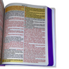 Bíblia Sagrada Cristã Letra Jumbo Grande Capa Dura Com Harpa ARC Arranjo Floral Com Capa Protetora
