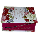 Bíblia Arranjo Flores Letra Grande Capa Dura Com Harpa e Índice Feminina Arc