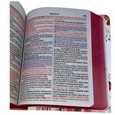 Bíblia Arranjo Flores Letra Grande Capa Dura Com Harpa Feminina Arc