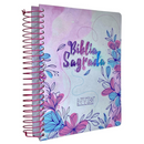 Bíblia Anote Floral Desenho Com Espaço Para Anotação Letra Normal Linguagem NVI