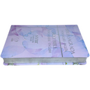 Bíblia Holy Bible Bilingue Lilás Letra Gigante Capa Dura Feminina Nvi - Português e Inglês