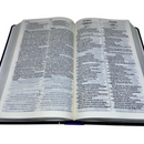 Bíblia Holy Bible Bilingue Preta Letra Gigante Capa Dura Masculina Nvi - Português e Inglês