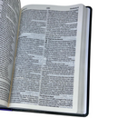 Bíblia Holy Bible Bilingue Preta Letra Gigante Capa Dura Masculina Nvi - Português e Inglês