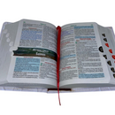 Bíblia Amor e Fé Letra Grande Capa Flexível Com Harpa e Índice Feminina e Masculina Arc