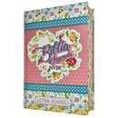 Bíblia Coração Floral Letra Jumbo Capa Dura Feminina Nvi