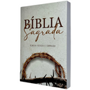 Bíblia Coroa De Espinhos Letra Gigante Capa Brochura Com Harpa Masculina e Feminina Arc