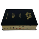 Bíblia Cor Preta Trigo Letra Jumbo Capa Dura Com Harpa e Índice Masculina Arc