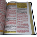 Bíblia Cor Preta Trigo Letra Jumbo Capa Dura Com Harpa Masculina Arc