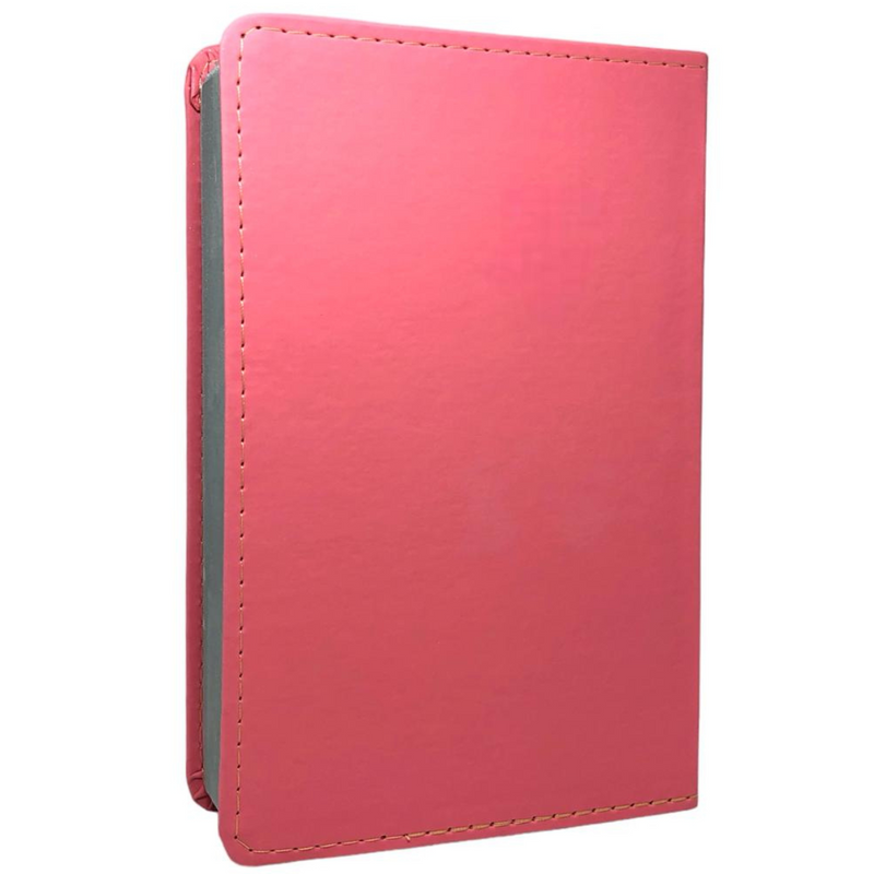 Bíblia Cor Rosa Letra Super Gigante Capa Flexível Pu Feminina Rvt Em Espanhol