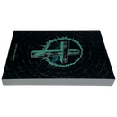 Bíblia Cruz Azul Letra Gigante Capa Brochura Com Harpa Masculina e Feminina Arc