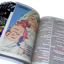 Bíblia Cruz Branca Letra Gigante Capa Flexível Com Harpa E Abas Masculina Arc