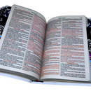 Bíblia Cruz Branca Letra Gigante Capa Flexível Com Harpa E Abas Masculina Arc