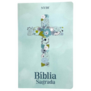 Bíblia Cruz Florida Letra Gigante Capa Brochura Com Índice Lateral Feminina Nvi