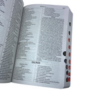 Bíblia Cruz Florida Letra Gigante Capa Brochura Com Índice Lateral Feminina Nvi