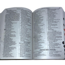 Bíblia Cruz Florida Letra Gigante Capa Brochura Com Índice Lateral Feminina Nvi