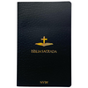 Bíblia Cruz Tradicional Letra Gigante Capa Brochura Com Índice Lateral Masculina e Feminina Nvi