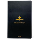 Bíblia Cruz Tradicional Letra Gigante Capa Brochura Com Índice Lateral Masculina e Feminina Nvi