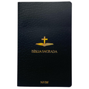 Bíblia Cruz Tradicional Letra Gigante Capa Brochura Masculina e Feminina Nvi