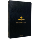 Bíblia Cruz Tradicional Letra Gigante Capa Brochura Masculina e Feminina Nvi