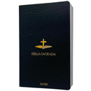 Bíblia Cruz Tradicional Letra Gigante Capa Brochura Masculina e Feminina Nvi