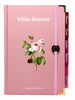 Bíblia Sagrada Letra Hipergigante PPM Capa Dura Flor Rosa Feminina Com Harpa e Abas Adesivas ARC