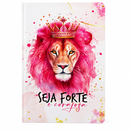 Kit 2 Bíblias Evangélicas Leão Seja Forte Letra Gigante Capa Dura Com Harpa E Índice Arc