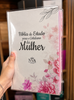 Bíblia de Estudo para o Cotidiano da Mulher Capa Dura Full Color Cerejeira Rosa NVA Gigante Feminina com Capa Protetora e Índice