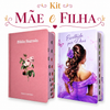 Kit 2 Bíblias Femininas Sagradas Capa Dura Letra Gigante e Hipergigante Harpa ARC Flor Rosa e Escolhida