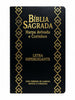 Bíblia Cor Preta Letra Hipergigante Capa Semi Flexível Com Harpa e Índice Colorida Arc