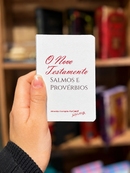 Mini Bíblia de Bolso O Novo Testamento – Salmos e Provérbios - Almeida Corrigida Fiel