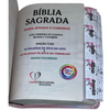 Bíblia Deus Floral Letra Gigante Capa Flexível Com Harpa E Abas Feminina Arc