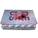 Bíblia Deus Floral Letra Gigante Capa Flexível Com Harpa E Abas Coladas Feminina Arc